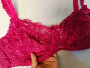 🇳🇿💫💗 Pink Lace Bra - Elegant &amp; Comfortable