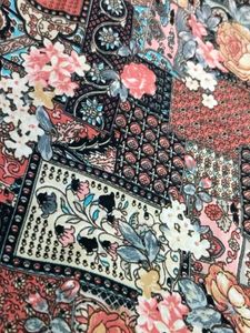 Floral Patchwork Casual Dress