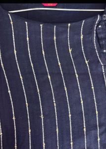 Red Embroidered Kurta