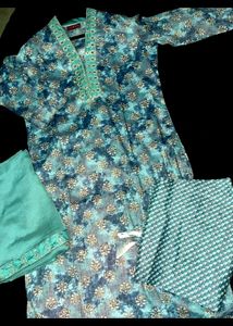 Floral Print Kurta