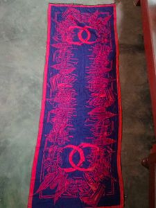 Chanel large luxurious delicate silk/wool scarf