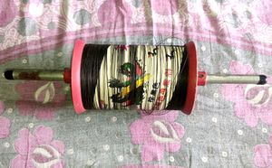 BRAND NEW KITE CHAKRI NO USE WITH FULL MANJA