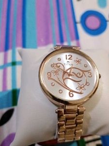 Titan Rose Gold Women&#39;s Watch