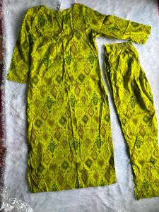 CottonKurta And Pant Set