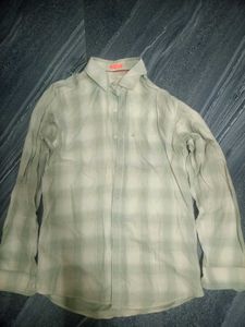 Checked Button-Down Shirt