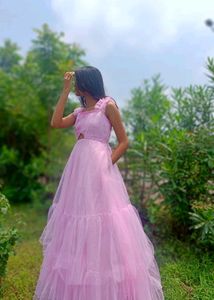 🌺Pink Off Shoulder Fairy Gown