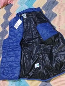 Stylish Blue Padded Jacket