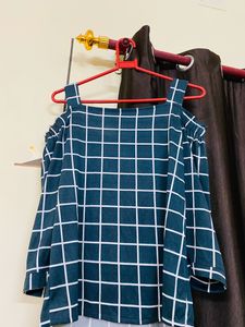 Cute Semi Off Shoulder Top