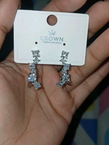 AD Crown Dangle Earrings