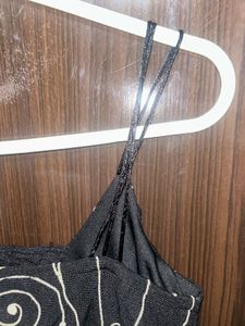 Black &amp; White Cami Top