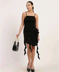 Chic Black Mini Dress(Brand:Shein)