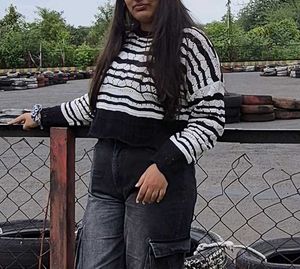 Striped Black and White Sweater