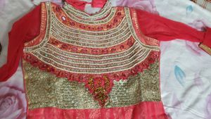 Embellished Anarkali Suit Set