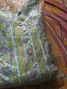 Floral Print Kurta
