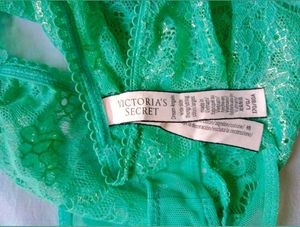 Green Lace Thong By Victoria Secret
