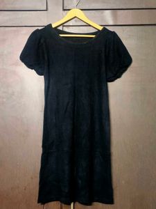 Black Woolen Dress