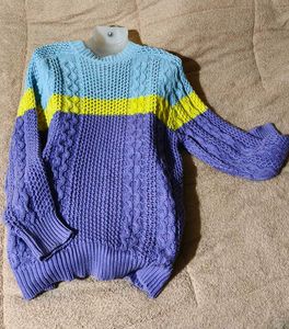 Korean Colorblock Sweater