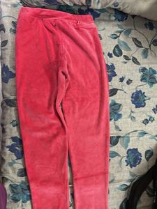 Pink Velvet Pants