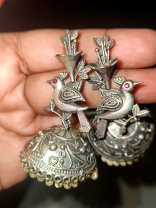 Bird Jhumka Earrings
