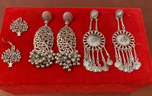Oxidised Earrings
