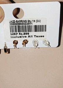 Gold-Tone Stud &amp; Hoop Earring Set