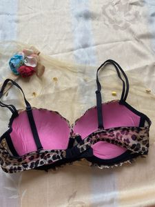 Pink By Vs Animal Printed Like New Bra