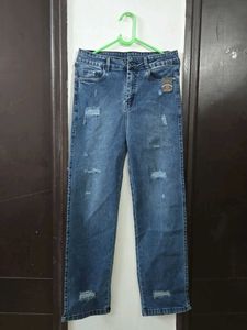 Distressed Denim Jeans waist 30 length 41inches