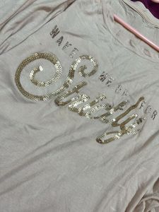 Funky Oversized Off Shoulder Tee