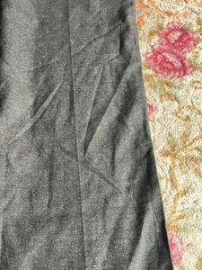 Gray Wide Leg Trousers
