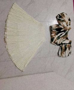 It Girl 🎀 Cute Korean top And Skirt Combo 💗