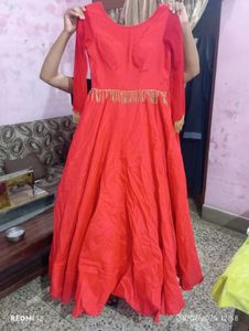 Red &amp; Gold Gaown
