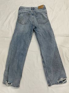 Ripped Light Wash Jeans