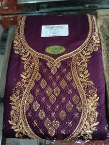 Embroidered Dress Material 2pc Combo