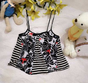Tropical Print Cami Top