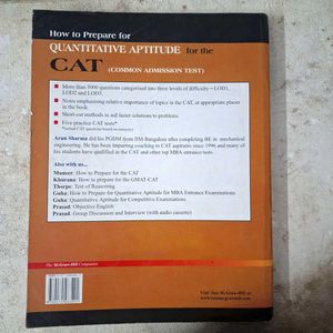 Quantitative Attitude Book For CAT: Arun Sharma