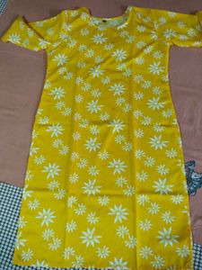 Yellow Floral Kurta