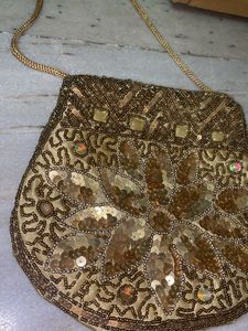 Vintage Sequin Embellished Handbag