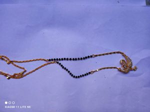Delicate Two Swan Mangalsutra