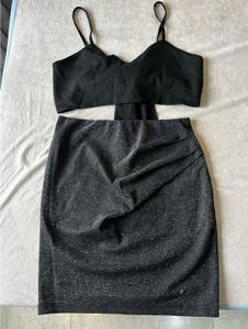 Sparkly Black Two-Piece Set