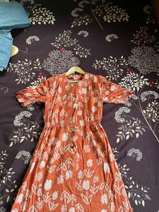 Orange Floral Outfit