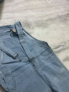 Denim Overalls Jumpsuit