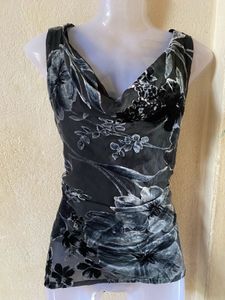 Y2K Cowl Neck Top
