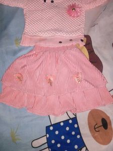 Pink Floral Dress 1 Hrs Wear Only
