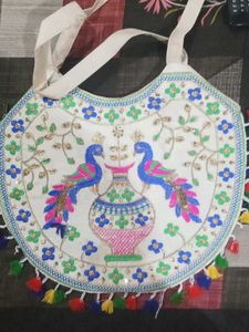 Embroidered Sling Bag