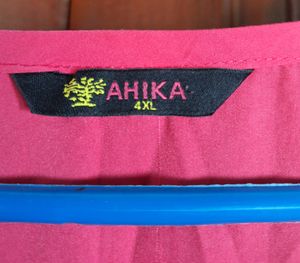 Rose Pink Kurta In 4XL Size