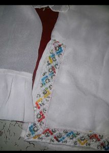 White Embroidered 3-Piece Outfit
