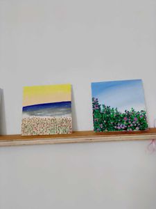 Miniature Landscape Paintings (Set of 5)
