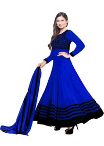 Blue Party Wear anarkali