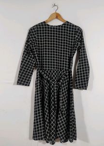 Black Checked Dress (Women)