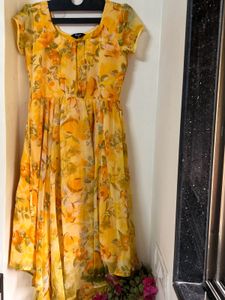 Floral Yellow Dress
